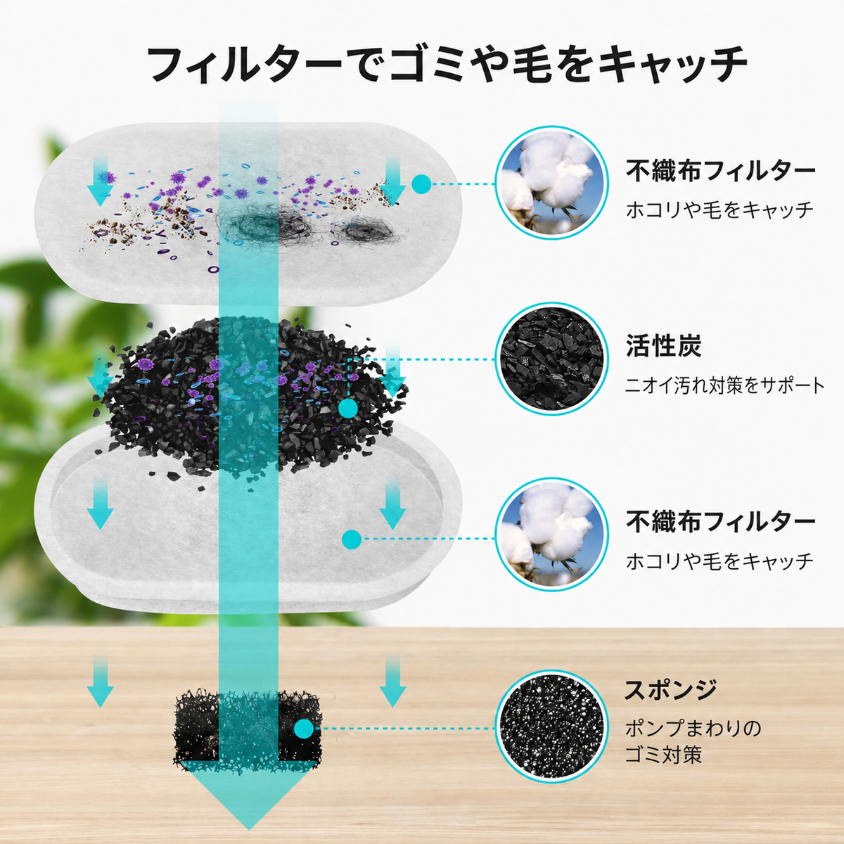 ステンレス製ペット給水器 2.2L