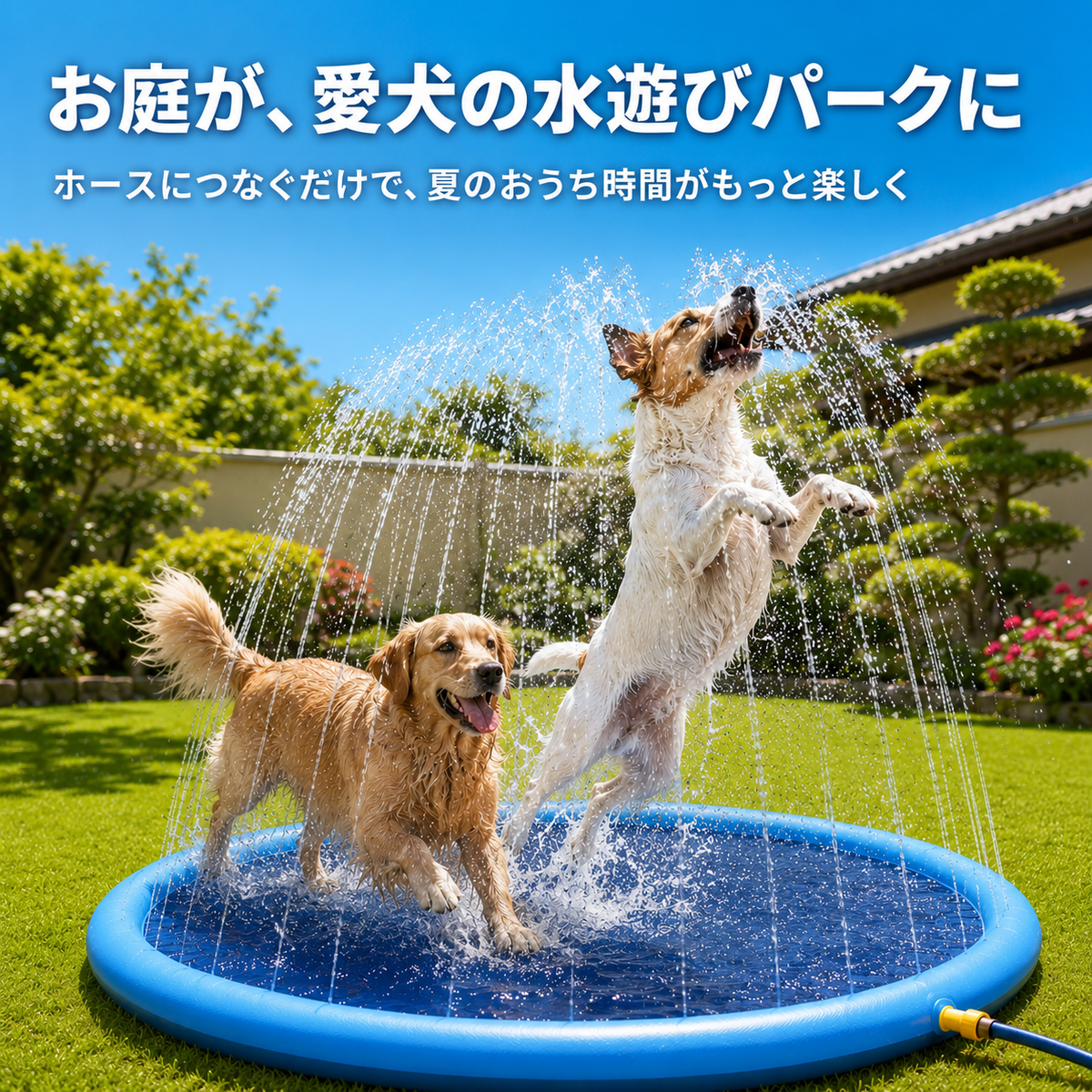犬用スプラッシュシャワーマット